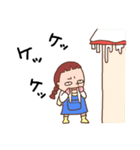 デコとメアリーの冬休み（個別スタンプ：12）