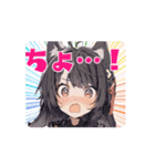 【動く！】ねこみみ少女隊（個別スタンプ：14）