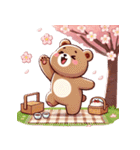 お花見クマ（個別スタンプ：6）