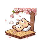 お花見クマ（個別スタンプ：28）