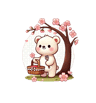 お花見クマ（個別スタンプ：29）