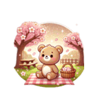 お花見クマ（個別スタンプ：33）