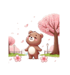 お花見クマ（個別スタンプ：35）