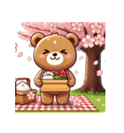 お花見クマ（個別スタンプ：37）