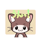「てぷにゃん日和」猫の日スタンプ（個別スタンプ：21）