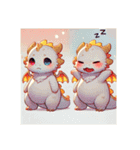 もちもちドラゴン モッチー（個別スタンプ：22）