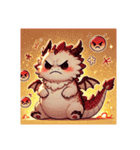 もちもちドラゴン モッチー（個別スタンプ：30）