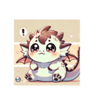 もちもちドラゴン モッチー（個別スタンプ：40）