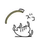 白い歯くん／毎日使える丁寧スタンプ（個別スタンプ：24）