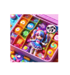 カプセルガール⭐️（個別スタンプ：3）