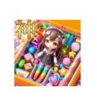 カプセルガール⭐️（個別スタンプ：24）