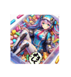 カプセルガール⭐️（個別スタンプ：28）