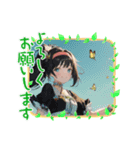 毎日美少女・ファンタジー6◆異世界AI女子（個別スタンプ：31）