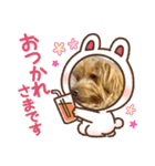 かわいいイヌラテくん（個別スタンプ：3）