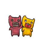 なぞの小オニ（日常系）（個別スタンプ：15）