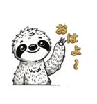 今日のナマケモノ2（個別スタンプ：1）