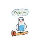 リトくんのインコ 手書きバージョン 3（個別スタンプ：16）