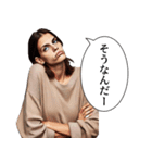 ダルめの返信専用1(女)（個別スタンプ：3）