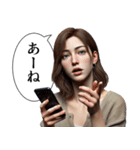 ダルめの返信専用1(女)（個別スタンプ：5）