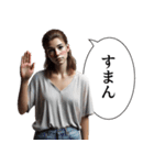 ダルめの返信専用1(女)（個別スタンプ：20）