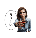 ダルめの返信専用1(女)（個別スタンプ：23）