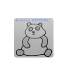 パンダキャラしろくろ着けようやないの（個別スタンプ：5）