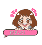 MHA トガとお茶子の会話スタンプ（個別スタンプ：13）