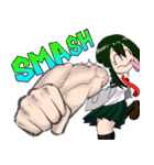 みんなでSMASH！_僕のヒーローアカデミア（個別スタンプ：3）