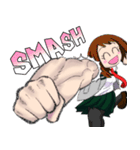 みんなでSMASH！_僕のヒーローアカデミア（個別スタンプ：5）
