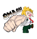 みんなでSMASH！_僕のヒーローアカデミア（個別スタンプ：7）