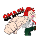 みんなでSMASH！_僕のヒーローアカデミア（個別スタンプ：8）