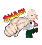 みんなでSMASH！_僕のヒーローアカデミア（個別スタンプ：9）
