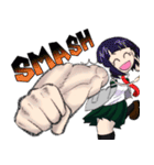 みんなでSMASH！_僕のヒーローアカデミア（個別スタンプ：12）