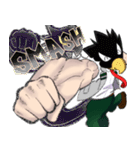 みんなでSMASH！_僕のヒーローアカデミア（個別スタンプ：14）