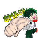 みんなでSMASH！_僕のヒーローアカデミア（個別スタンプ：18）
