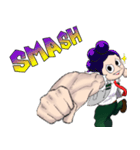 みんなでSMASH！_僕のヒーローアカデミア（個別スタンプ：19）