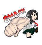 みんなでSMASH！_僕のヒーローアカデミア（個別スタンプ：22）