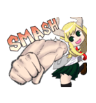みんなでSMASH！_僕のヒーローアカデミア（個別スタンプ：23）