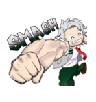 みんなでSMASH！_僕のヒーローアカデミア（個別スタンプ：24）