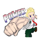 みんなでSMASH！_僕のヒーローアカデミア（個別スタンプ：27）