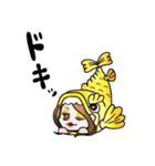 可愛い日常会話キャラクター（個別スタンプ：3）