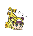 可愛い日常会話キャラクター（個別スタンプ：4）
