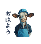 煽り散らかす牛！（個別スタンプ：2）