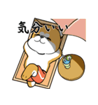 秋田犬の夏花火見物（個別スタンプ：13）