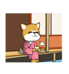 秋田犬の夏花火見物（個別スタンプ：17）