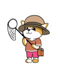 秋田犬の夏花火見物（個別スタンプ：20）