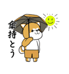 秋田犬の夏花火見物（個別スタンプ：22）