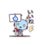 ロボットマスコットのスタンプ（個別スタンプ：2）