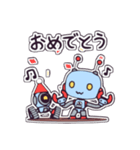 ロボットマスコットのスタンプ（個別スタンプ：16）