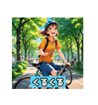 自転車ロードレーサーの日常（個別スタンプ：19）